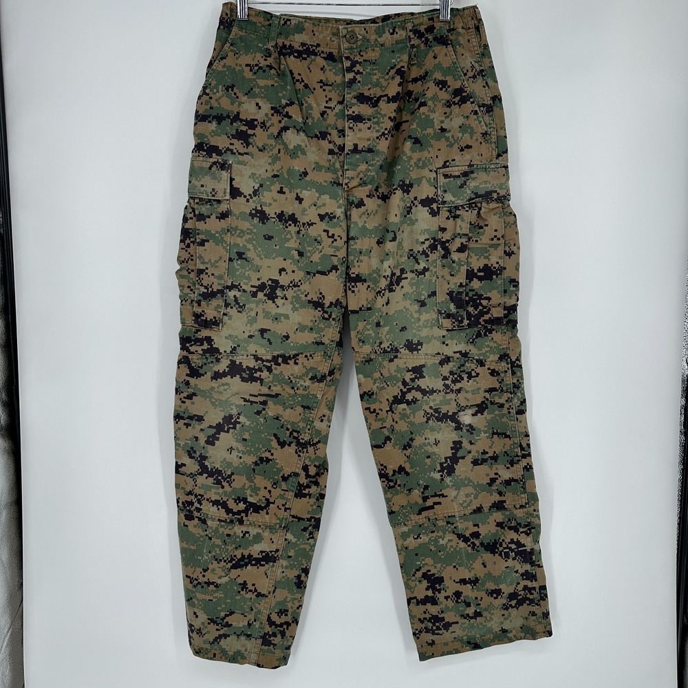 Military Pants Mens S Woodland Marpat Camo Combat USMC MCCUU Propper Intl HOLE